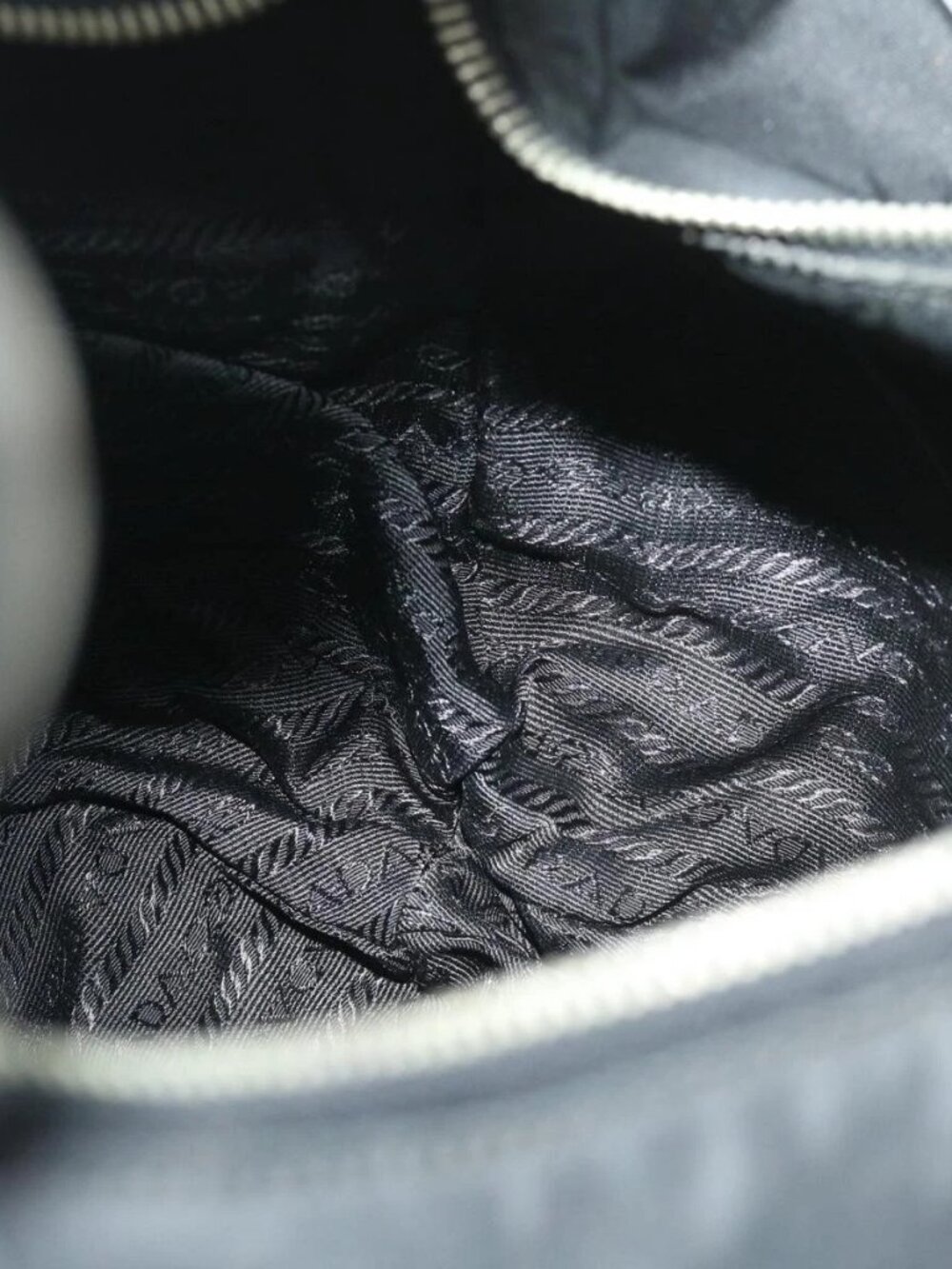 PRADA Shoulder Bag Nylon Black Auth - Picture 12 of 16